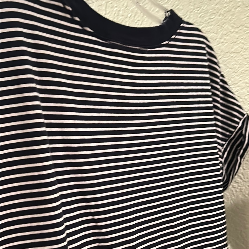 GAP Black and White Casual Raglan Mini Dress - Picture 4 of 9